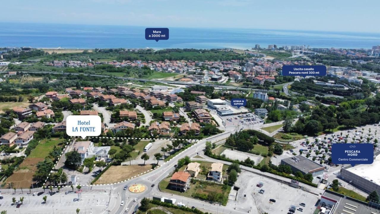 Hotel La Fonte A 300M Uscita A14 Pescara Nord Città Sant'Angelo Buitenkant foto